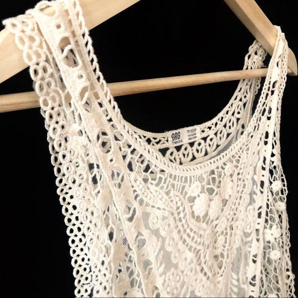 🍒 2/20$ Garage Crochet Ivory Top - Picture 7 of 12
